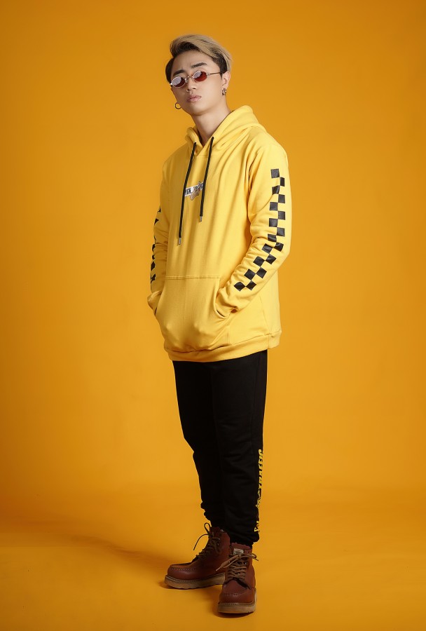 YGN TRAFFIC POLICE HOODIE BOY (Yellow)